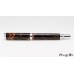 Custom made chrome roller ball pen with a beautiful handcrafted resin