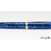 Stunning blue paua abalone on a custom made fountain pen