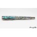 Beautiful handmade abalone fountain pen with gun metal accents