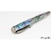 Beautiful handmade abalone fountain pen with gun metal accents