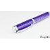Quality roller ball pen with beautiful resin handcrafted with chrome accents