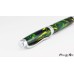 Twist to open ballpoint pen with a stunning resin handmade with chrome accents