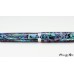 Paua Abalone roller ball pen custom made with chrome accents