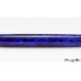 Stunning dark blue abalone on a handcrafted roller ball pen with chrome accents