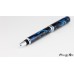 Beautiful custom fountain pen with a stunning blue resin