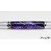 Custom twist to open ballpoint pen with a unique resin