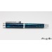 Stunning Roller Ball Pen with Abalone Material and Chrome Accents
