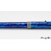 Stunning Paua Abalone roller ball pen with Greek themed accents in antique silver