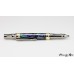 Beautifully shaped ballpoint twist pen with stunning abalone material and gold trim