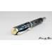 Beautiful abalone fountain pen handcrafted with rhodium accents