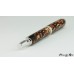 Unique handmade roller ball pen with prickly pear cactus resin